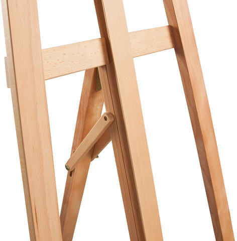 Мольберт напольный BRAUBERG ART CLASSIC, бук, угол 60°, 63х174(231)х68см, высота холста 126см,190652