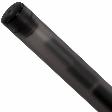 Ручка гелевая ERICH KRAUSE "G-Ice", ЧЕРНАЯ, корпус прозрачный, игольчатый узел 0,5 мм, линия письма 0,4 мм, 39004