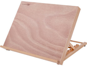 Мольберт настольный из бука А3, 47х36х31 см, регулируемый угол наклона, BRAUBERG ART CLASSIC, 192248