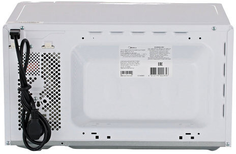 Микроволновая печь MIDEA MM720CY6-W объем 20 л, мощность 700 Вт, механическое управление, белая