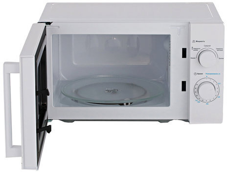 Микроволновая печь MIDEA MM720CY6-W объем 20 л, мощность 700 Вт, механическое управление, белая