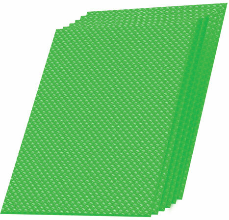 Коврики универсальные 6 шт., 30х45 см, для холодильника, полок, сервировки, салатовый, DASWERK, 609605