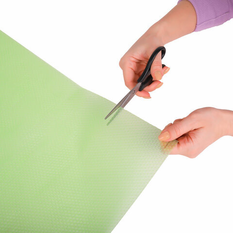 Коврики универсальные 6 шт., 30х45 см, для холодильника, полок, сервировки, салатовый, DASWERK, 609605