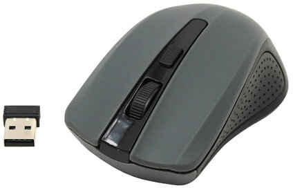 Мышь беспроводная DEFENDER Accura MM-935, 3 кнопки + 1 колесо-кнопка, оптическая, серая, 52936