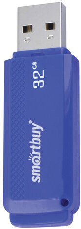 Флеш-диск 32 GB, SMARTBUY Dock, USB 2.0, синий, SB32GBDK-B