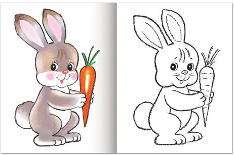 Книжка-раскраска А5, 8 л., HATBER, Для самых маленьких, "Щенок", 8Рц5 03213, R072903