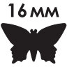 Дырокол фигурный "Бабочка", диаметр вырезной фигуры 16 мм, ОСТРОВ СОКРОВИЩ, 227154