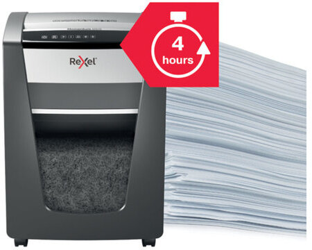 Уничтожитель (шредер) REXEL MOMENTUM M515, 5 уровень секретности, фрагменты 2х15 мм, 15 листов, 30 л, 2104577EU