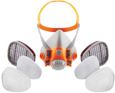 Комплект защитный Jeta Safety 6500 (перчатки, полумаска, фильтр, предфильтр, держатель), размер М, J-SET6500-M