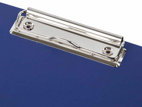 Доска-планшет STAFF "EVERYDAY" с прижимом А4 (225х316 мм), картон/бумвинил РОССИЯ, синяя, 229052