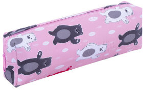 Пенал-косметичка ПИФАГОР, мягкий, &quot;BEAR&quot;, прямоугольный, 20х7х4 см, 229266