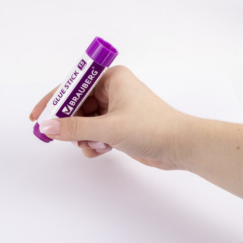 Клей-карандаш "2+1 обесцвечивающийся" BRAUBERG 15 г, 3 штуки на блистере, 229474