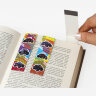Закладки для книг с магнитом "МОНСТР-ТРАК", набор 6 шт., блестки, 25x196 мм, ЮНЛАНДИЯ, 111636