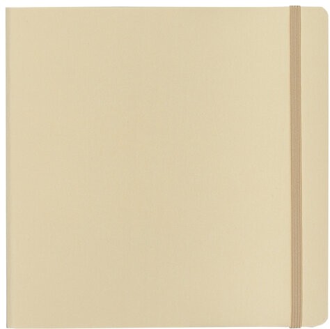 Скетчбук для акварели, 200 г/м2, 195х195 мм, среднее зерно, 20 л., сшивка, резинка, БЕЖЕВЫЙ, BRAUBERG ART, 113260