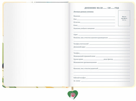 Дневник 1-11 класс 48 л., кожзам (твердая с поролоном), печать, ляссе с аппликацией, BRAUBERG, "Котики", 106958