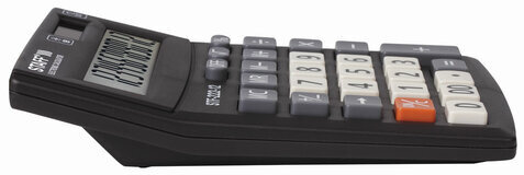 Калькулятор настольный STAFF PLUS STF-222, КОМПАКТНЫЙ (138x103 мм), 12 разрядов, двойное питание, 250420