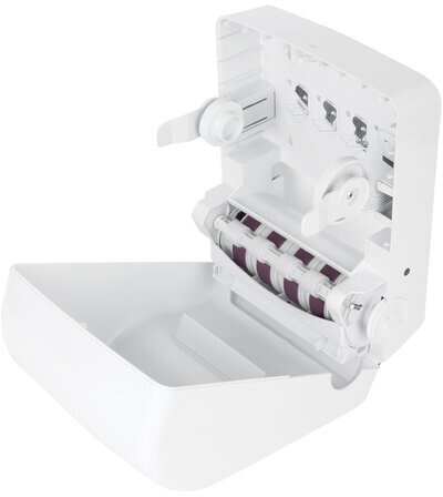 Диспенсер для полотенец в рулонах LAIMA PROFESSIONAL ORIGINAL (Система Н1), механический, с автоотрезом листа, ABS-пластик, 605764