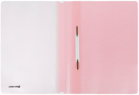 Скоросшиватель пластиковый BRAUBERG "Pastel" А4, 130/180 мкм, персиковый, 270457