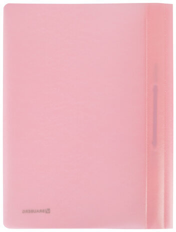 Скоросшиватель пластиковый BRAUBERG "Pastel" А4, 130/180 мкм, персиковый, 270457