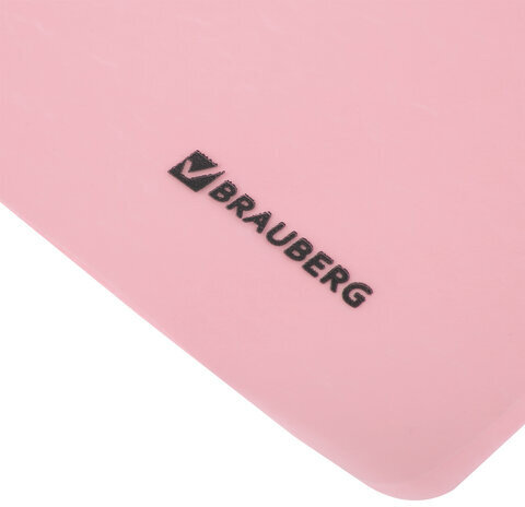 Скоросшиватель пластиковый BRAUBERG "Pastel" А4, 130/180 мкм, персиковый, 270457