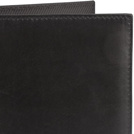 Папка адресная из натуральной кожи без надписи, формат А4, 32х25х1 см, черная, индивидуальная упаковка, 7-40, 7-40.