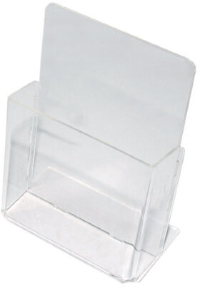 Подставка настольная для рекламных материалов МАЛОГО ФОРМАТА (115х32 мм), для узких буклетов, №106