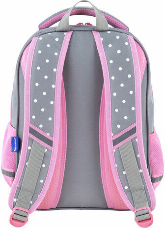 Рюкзак BRAUBERG OPTIMA, 2 отделения, с брелоком, "Curious bunny", 36х27х18 см, 272098