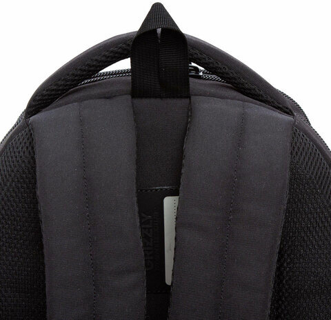 Рюкзак GRIZZLY школьный, анатомическая спинка, 2 отделения, для мальчиков, BLACK/RED, 42х32х22 см, RU-333-2/1