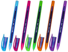 Ручка шариковая масляная BRAUBERG &quot;BOMB GT Color&quot;, СИНЯЯ, прорезиненный корпус ассорти, узел 0,7 мм, линия письма 0,35 мм, 143346