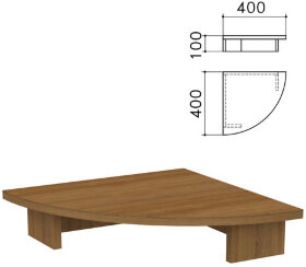 Подставка под монитор &quot;Канц&quot;, 400х400х100 мм, цвет орех пирамидальный, МК01.9