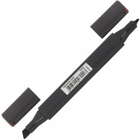 Маркер для скетчинга двусторонний 1 мм - 6 мм BRAUBERG ART CLASSIC, ДУБОВЫЙ (Y946), 151812