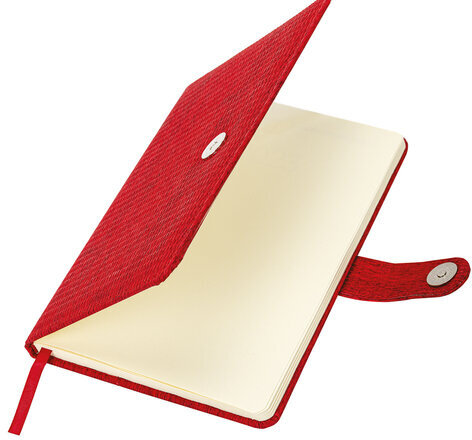 Еженедельник датированный 2025 А5 145х215 мм BRAUBERG "Augustus", под кожу, красный, 115950