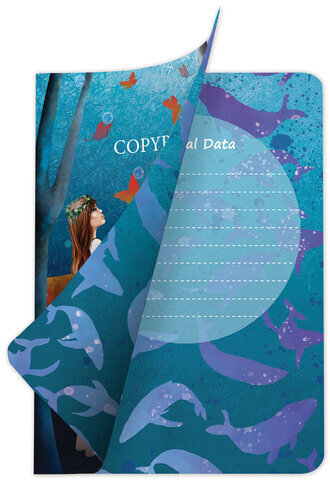 Тетрадь 60 л. в клетку обложка SoftTouch, бежевая бумага 70 г/м2, сшивка, В5 (179х250 мм), СКАЗКА, BRAUBERG, 403811