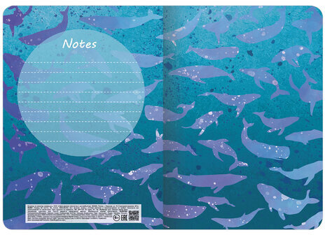 Тетрадь 60 л. в клетку обложка SoftTouch, бежевая бумага 70 г/м2, сшивка, В5 (179х250 мм), СКАЗКА, BRAUBERG, 403811