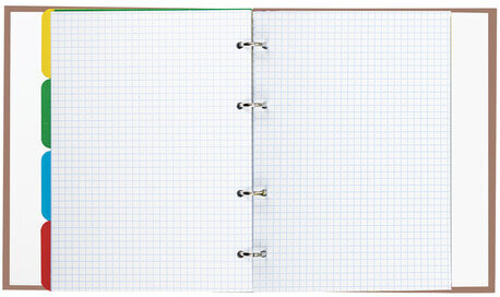 Тетрадь на кольцах А5 175х215 мм, 240 л., твердый картон, с разделителями, BRAUBERG, "Cool Girl", 404100
