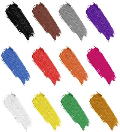 Гуашь ЮНЛАНДИЯ "ЮНЫЙ ВОЛШЕБНИК" 10+2 цвета (золотистый+серебристый) по 20 мл, 191517