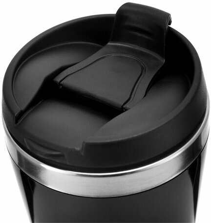 Кофеварка капельная BRAYER BR1125, 900 Вт, объем 1,25 л, LED-дисплей, термокружка в ПОДАРОК, черная