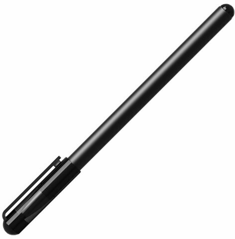 Ручка гелевая ERICH KRAUSE "G-Soft", ЧЕРНАЯ, корпус soft-touch, игольчатый узел 0,38 мм, линия письма 0,25 мм, 39207