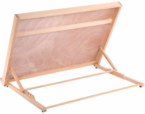 Мольберт настольный из бука А2, 65х48х47 см, регулируемый угол наклона, BRAUBERG ART CLASSIC, 192249