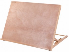 Мольберт настольный из бука А2, 65х48х47 см, регулируемый угол наклона, BRAUBERG ART CLASSIC, 192249