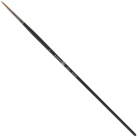 Кисть художественная проф. BRAUBERG ART CLASSIC, колонок, круглая, № 3, длинная ручка, 200924