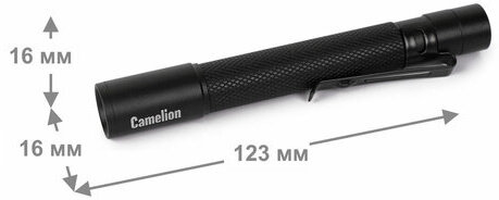 Фонарь CAMELION XP-E, ЯРКИЙ, ZOOM, 3 режима, питание 2хААА (не в комплекте), LED51533