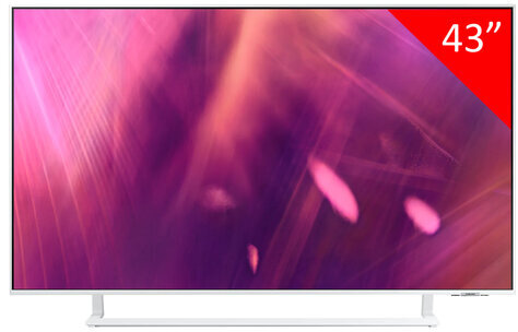 Телевизор SAMSUNG UE43AU9010UXRU, 43" (109 см), 3840x2160, 4K, 16:9, SmartTV, WiFi, Bluetooth, белый