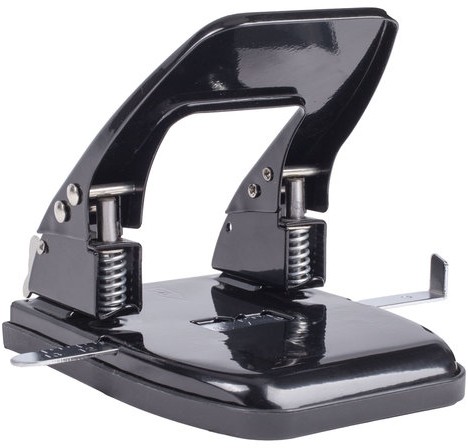 Дырокол металлический STAFF "Manager", до 30 листов, черный, 224650