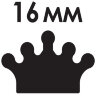 Дырокол фигурный "Корона", диаметр вырезной фигуры 16 мм, ОСТРОВ СОКРОВИЩ, 227155
