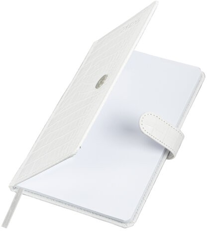 Еженедельник датированный 2026 А5 145х215 мм, BRAUBERG "Party", под кожу, белый, 117179