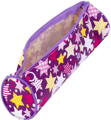 Пенал-тубус ПИФАГОР, мягкий, "STARS", 20х7 см, 229267