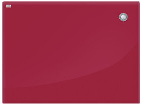 Доска магнитно-маркерная стеклянная 60x80 см, КРАСНАЯ, 2х3 OFFICE, (Польша), TSZ86 R