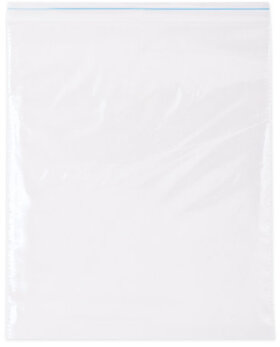 Пакеты с замком &quot;зиплок&quot; (гриппер), КОМПЛЕКТ 100 шт., 400х500 мм, ПВД, 35 мкм, PEZ020P