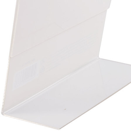 Подставка настольная для рекламных материалов МАЛОГО ФОРМАТА (150х210 мм), А5, односторонняя, вертикальная, BRAUBERG, 290416